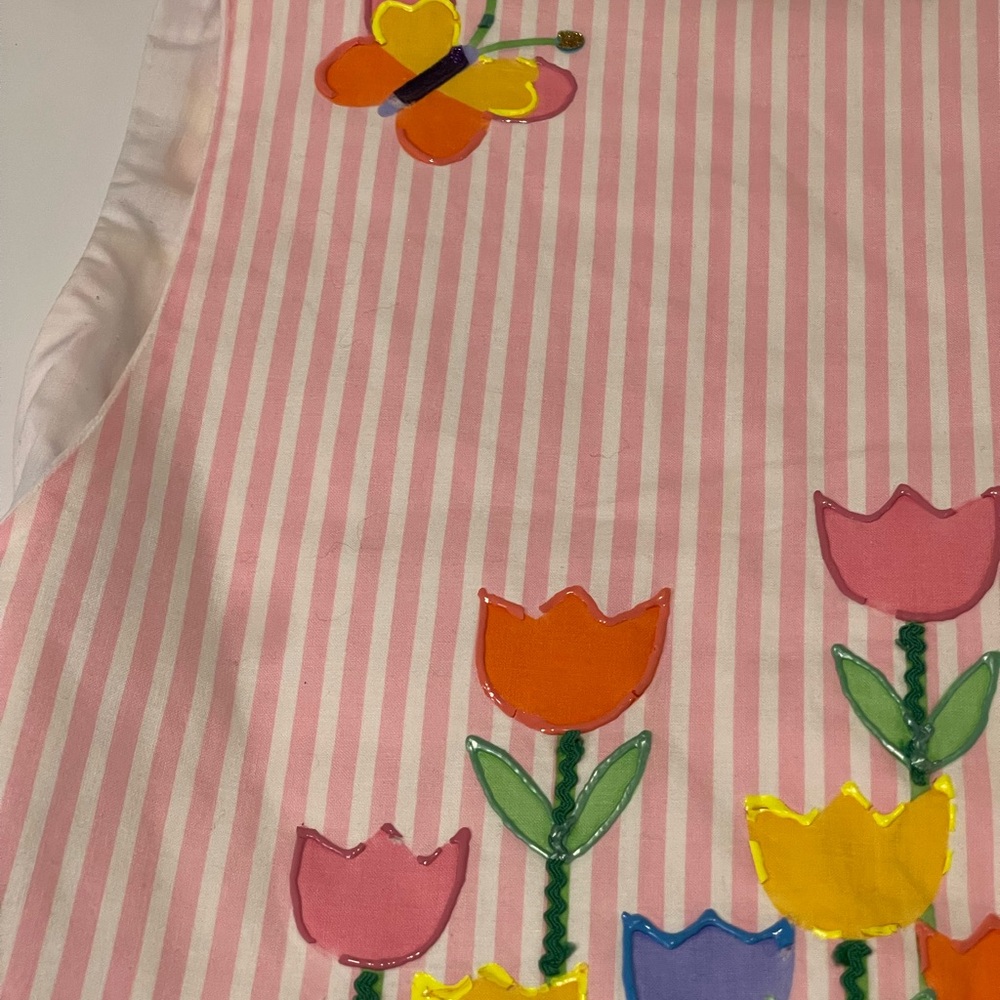 Source Unknown Pastel Patchwork Bunny Vest In Pin… - image 8